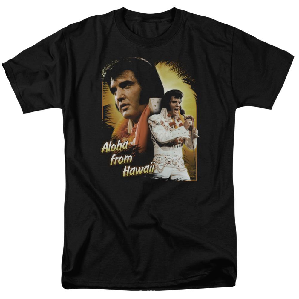 Elvis Presley Aloha Men's 18/1 Cotton Short-Sleeve T-Shirt