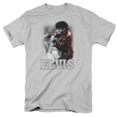 Elvis Presley Black Leather Men's 18/1 Cotton Short-Sleeve T-Shirt