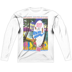Elvis Presley Blue Hawaii Men's Regular Fit Polyester Long-Sleeve T-Shirt