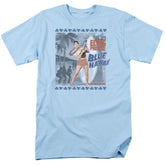 Elvis Presley Blue Hawaii Poster Men's 18/1 Cotton Short-Sleeve T-Shirt