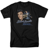 Elvis Presley Blue Suede Shoes Men's 18/1 Cotton Short-Sleeve T-Shirt