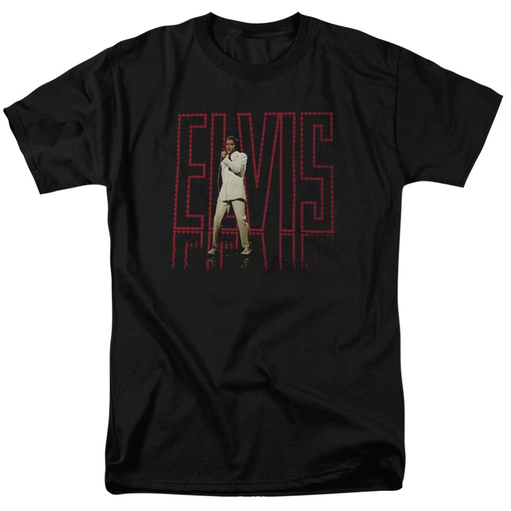 Elvis Presley Elvis 68 Album Men's 18/1 Cotton Short-Sleeve T-Shirt