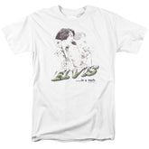 Elvis Presley Elvis Is A Verb Men's 18/1 Cotton Short-Sleeve T-Shirt