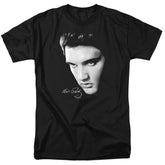 Elvis Presley Face Men's 18/1 Cotton Short-Sleeve T-Shirt