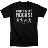 Elvis Presley Fathers Day Rocks Men's 18/1 Cotton Short-Sleeve T-Shirt