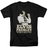 Elvis Presley Golden Men's 18/1 Cotton Short-Sleeve T-Shirt