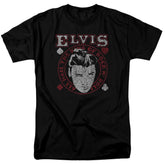 Elvis Presley Hail The King Men's 18/1 Cotton Short-Sleeve T-Shirt