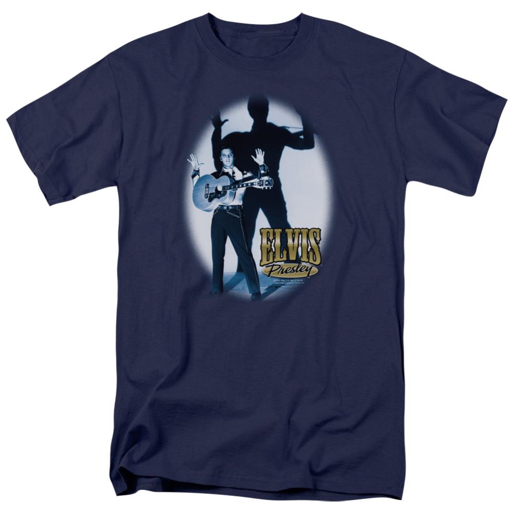 Elvis Presley Hands Up Men's 18/1 Cotton Short-Sleeve T-Shirt