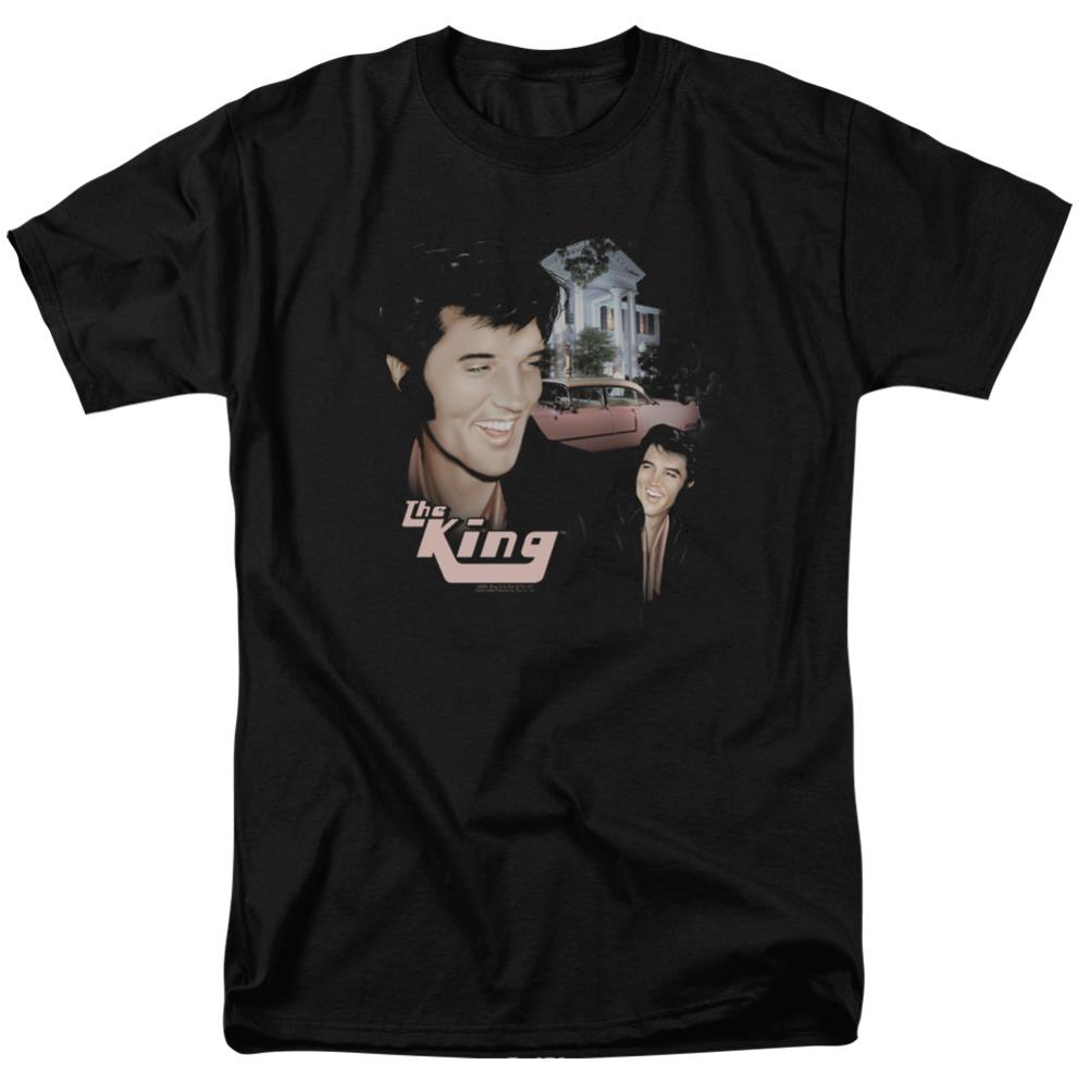 Elvis Presley Home Sweet Home Men's 18/1 Cotton Short-Sleeve T-Shirt