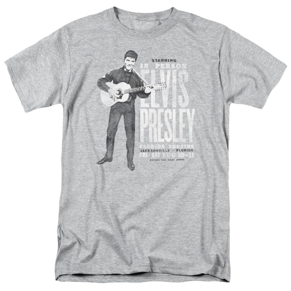 Elvis Presley In Person Men's 18/1 Cotton Short-Sleeve T-Shirt