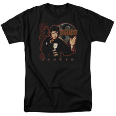Elvis Presley Karate Men's 18/1 Cotton Short-Sleeve T-Shirt