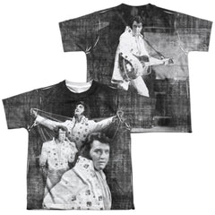 Elvis Presley Legendary Performance (Front/Back Print) Youth Regular Fit Poly Short-Sleeve T-Shirt