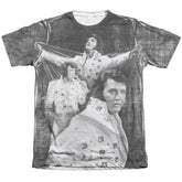 Elvis Presley Legendary Performance Men's Regular Fit Poly Cotton Short-Sleeve T-Shirt