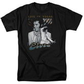 Elvis Presley Live In Vegas Men's 18/1 Cotton Short-Sleeve T-Shirt