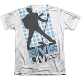 Elvis Presley Livin Large Men's Regular Fit Poly Cotton Short-Sleeve T-Shirt
