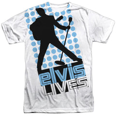 Elvis Presley Livin Large Men's Regular Fit Polyester Short-Sleeve T-Shirt