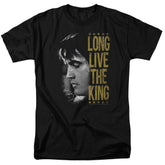Elvis Presley Long Live The King Men's 18/1 Cotton Short-Sleeve T-Shirt