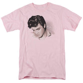 Elvis Presley Looking Down Men's 18/1 Cotton Short-Sleeve T-Shirt