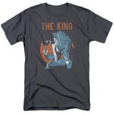 Elvis Presley Mic In Hand Men's 18/1 Cotton Short-Sleeve T-Shirt