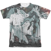 Elvis Presley Now Playing Men's Regular Fit Poly Cotton Short-Sleeve T-Shirt