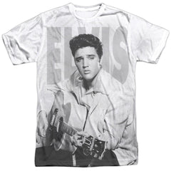 Elvis Presley Play Me A Song Men's Regular Fit Polyester Short-Sleeve T-Shirt