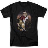 Elvis Presley Red Scarf #2 Men's 18/1 Cotton Short-Sleeve T-Shirt