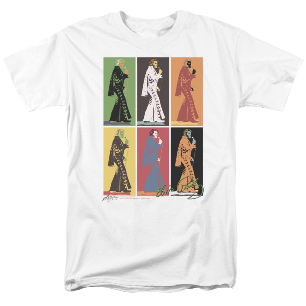 Elvis Presley Retro Boxes Men's 18/1 Cotton Short-Sleeve T-Shirt