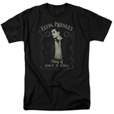 Elvis Presley Rock Legend Men's 18/1 Cotton Short-Sleeve T-Shirt