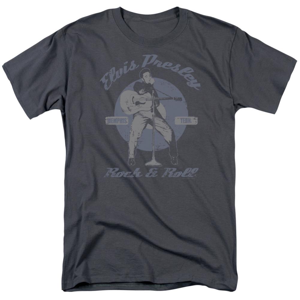 Elvis Presley Rock & Roll Men's 18/1 Cotton Short-Sleeve T-Shirt