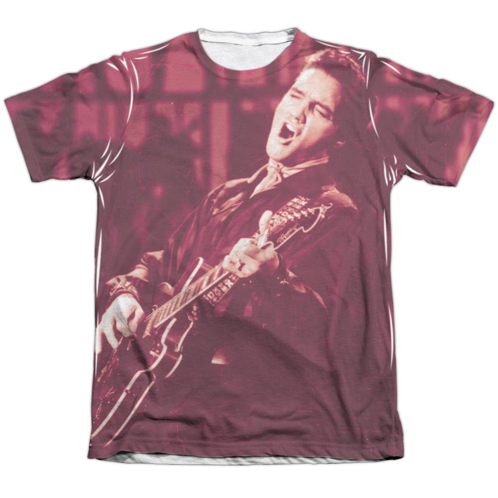 Elvis Presley Scratched 68 Men's Regular Fit Poly Cotton Short-Sleeve T-Shirt