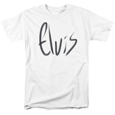 Elvis Presley Sketchy Name Men's 18/1 Cotton Short-Sleeve T-Shirt