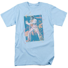 Elvis Presley Splatter Hawaii Men's 18/1 Cotton Short-Sleeve T-Shirt