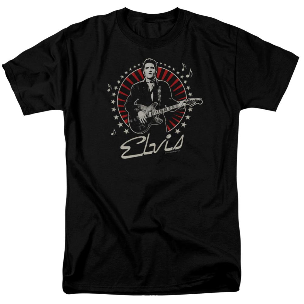 Elvis Presley Stars Men's 18/1 Cotton Short-Sleeve T-Shirt