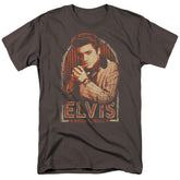Elvis Presley Stripes Men's 18/1 Cotton Short-Sleeve T-Shirt