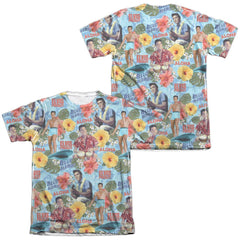 Elvis Presley Surfs Up Men's Regular Fit Poly Cotton Short-Sleeve T-Shirt