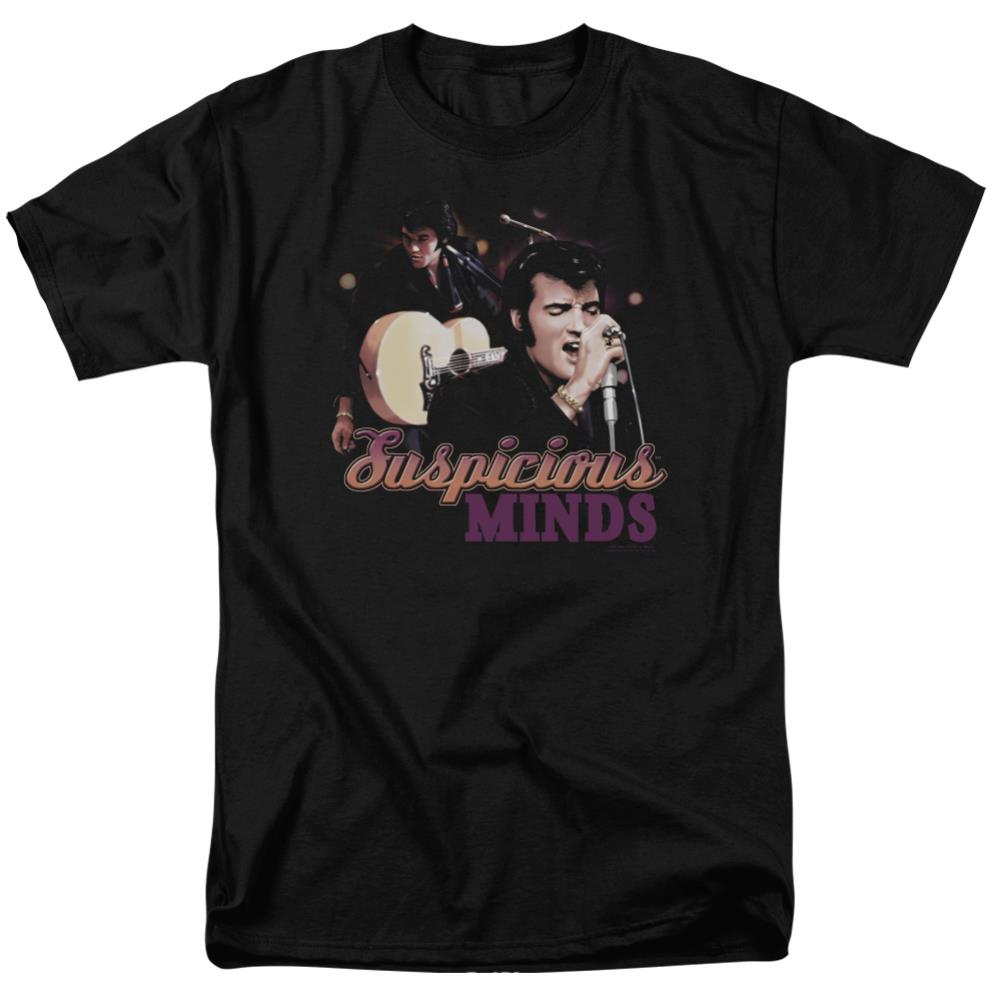 Elvis Presley Suspicious Minds Men's 18/1 Cotton Short-Sleeve T-Shirt