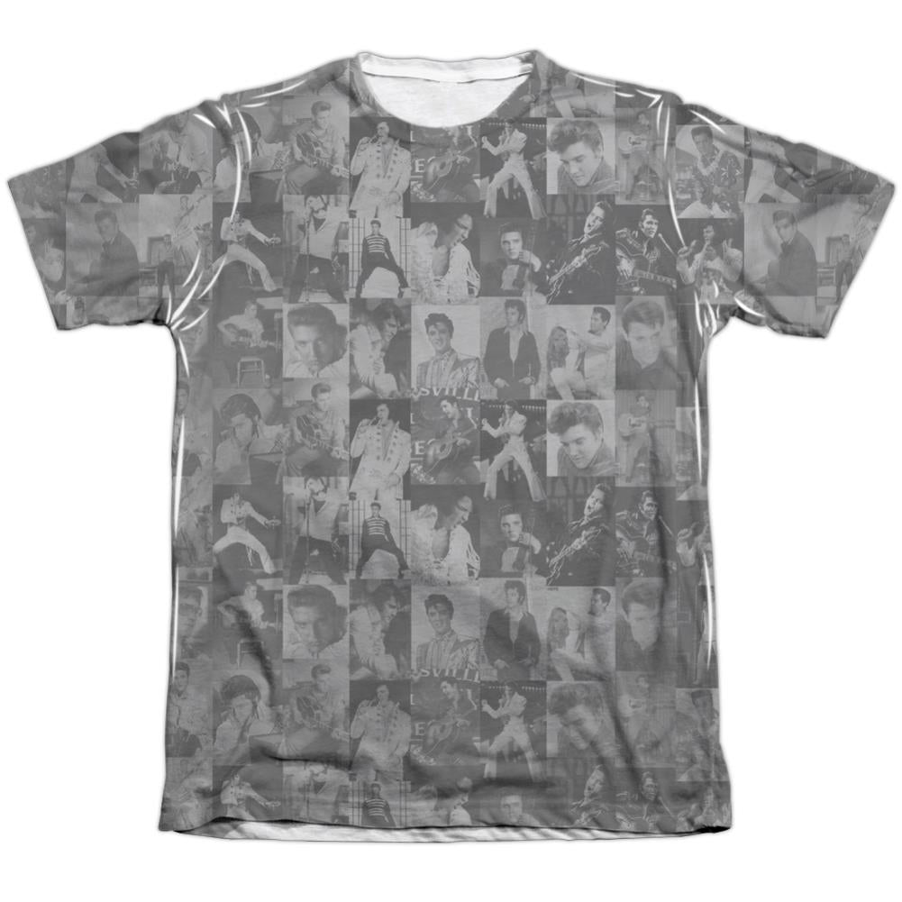 Elvis Presley Tcb Crowd Men's Regular Fit Poly Cotton Short-Sleeve T-Shirt