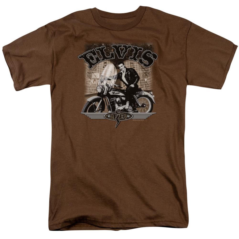 Elvis Presley Tcb Cycle Men's 18/1 Cotton Short-Sleeve T-Shirt