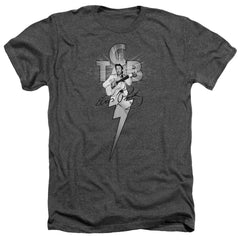 Elvis Presley Tcb Ornate Men's 30/1 Heather 60 40 Poly Short-Sleeve T-Shirt