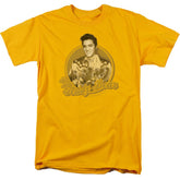 Elvis Presley Teddy Bear Men's 18/1 Cotton Short-Sleeve T-Shirt