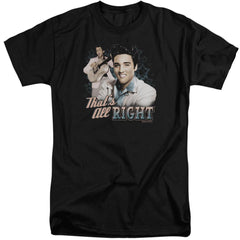 Elvis Presley Thats All Right Men's 18/1 Tall Cotton Short-Sleeve T-Shirt