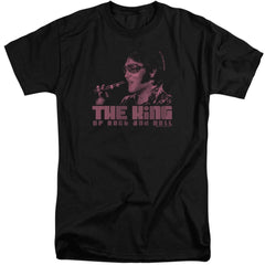 Elvis Presley The King Men's 18/1 Tall Cotton Short-Sleeve T-Shirt