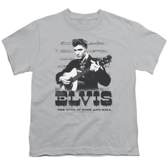 Elvis Presley The King Of Youth 18/1 100% Cotton Short-Sleeve T-Shirt