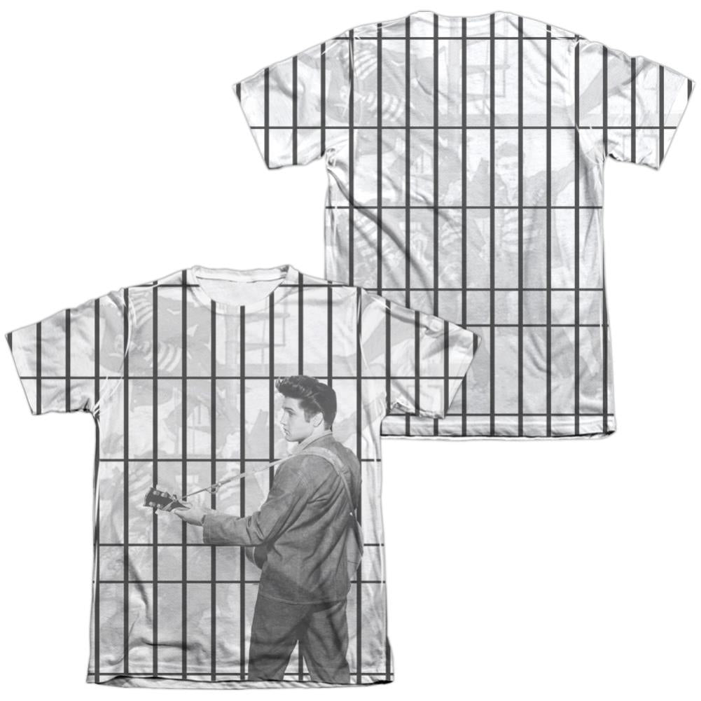 Elvis Presley The Whole Cell Block Men's Regular Fit Poly Cotton Short-Sleeve T-Shirt