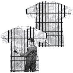 Elvis Presley The Whole Cell Block Men's Regular Fit Polyester Short-Sleeve T-Shirt