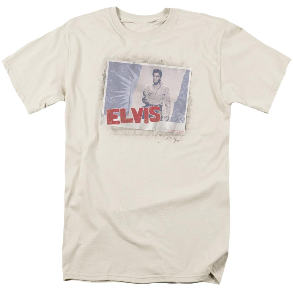 Elvis Presley Tough Guy Poster Men's 18/1 Cotton Short-Sleeve T-Shirt