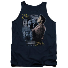 Elvis Presley Tupelo Men's 18/1 Cotton Tank Top
