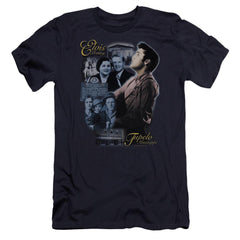 Elvis Presley Tupelo Men's Ultra-Soft 30/1 Cotton Slim Short-Sleeve T-Shirt