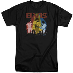 Elvis Presley Vegas Remembered Men's 18/1 Tall Cotton Short-Sleeve T-Shirt