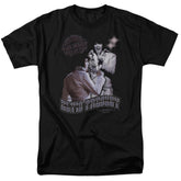 Elvis Presley Violet Vegas Men's 18/1 Cotton Short-Sleeve T-Shirt